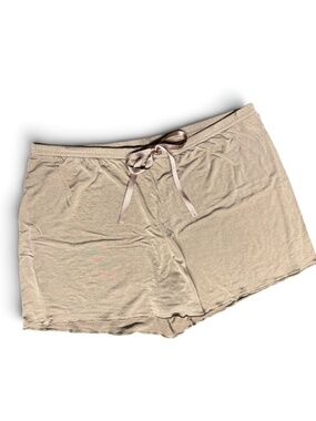 Gilligan & O'Malley Small Soft Pajama Sleep Shorts Caramel Lounge